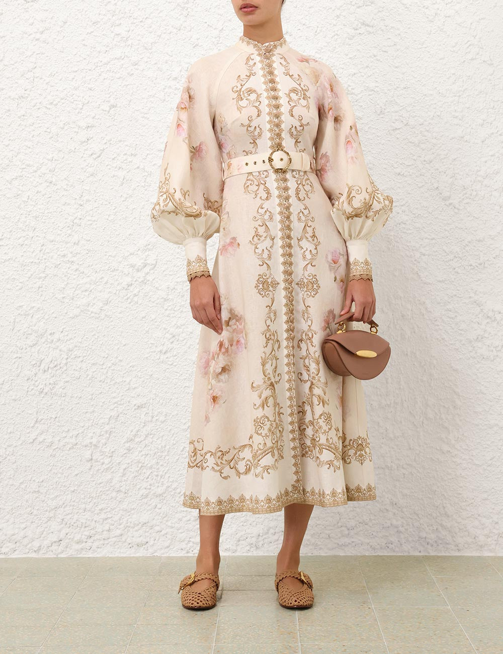Midi Vestido Hypnotic Buttoned
