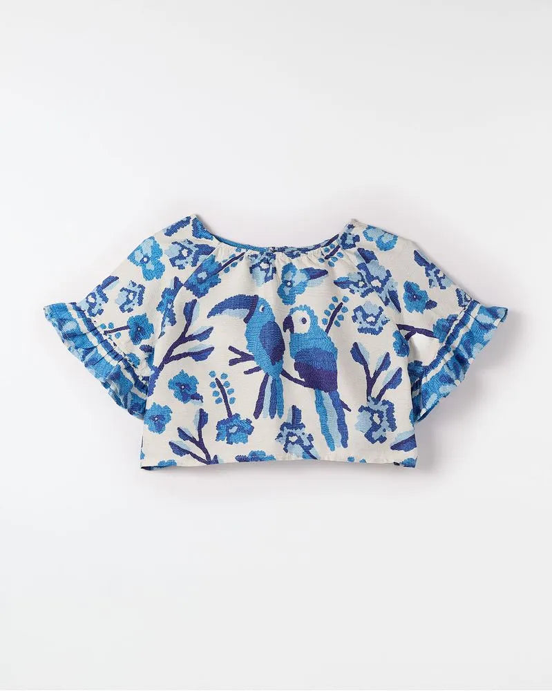 Blusa Jardim De Flores