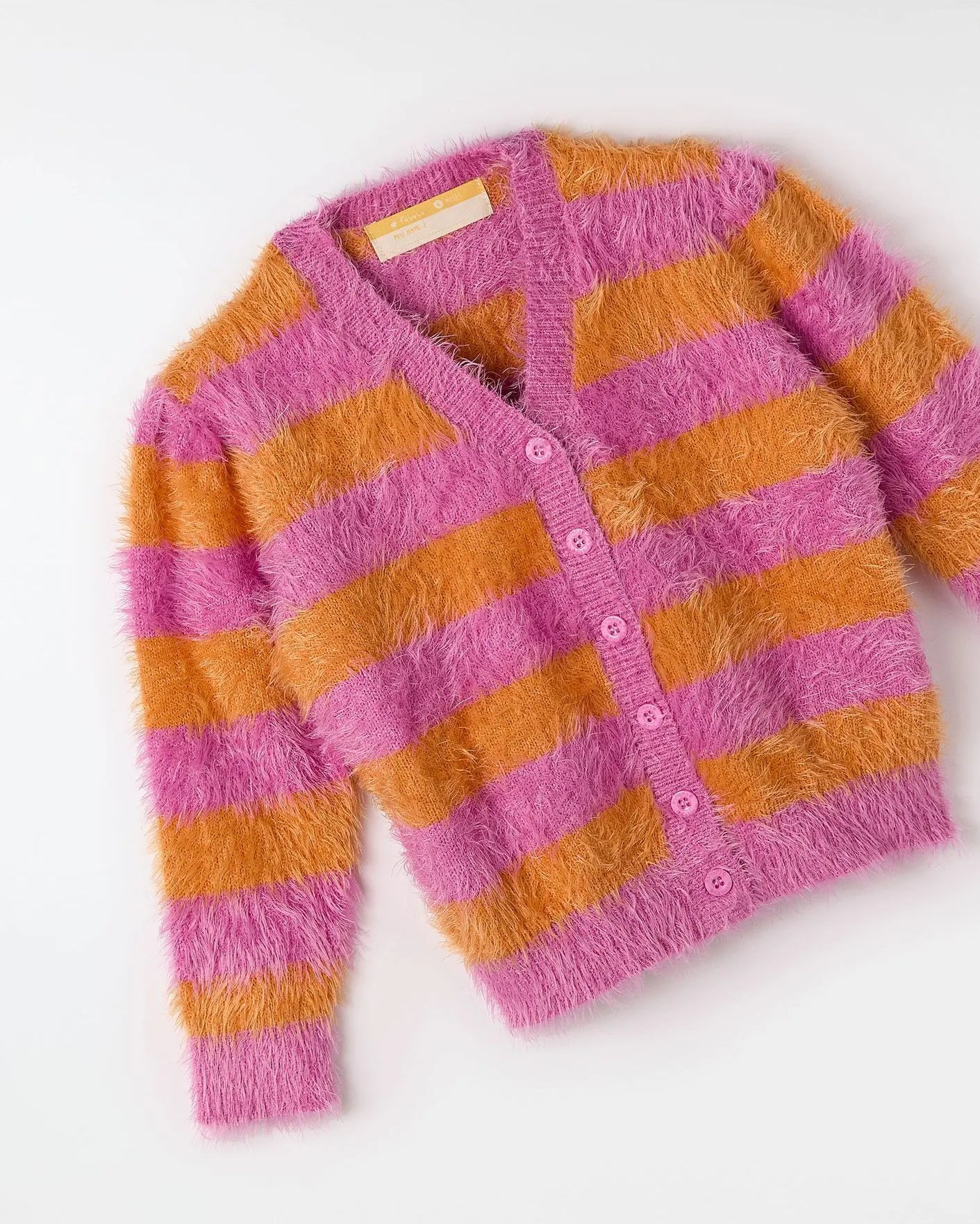 Cardigan Tricot Pelinho Listrado