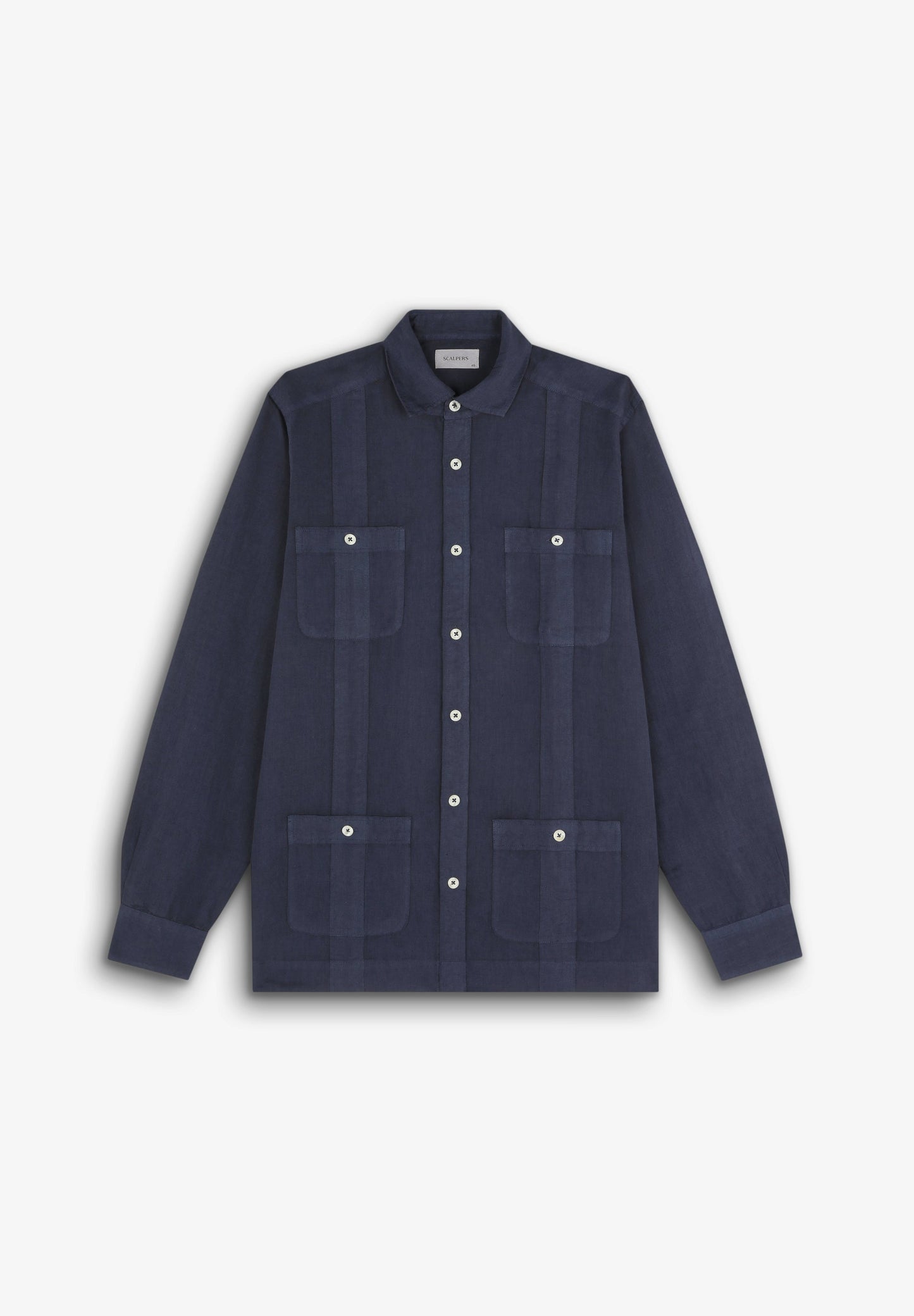 Camisa Nante Linen Navy 40