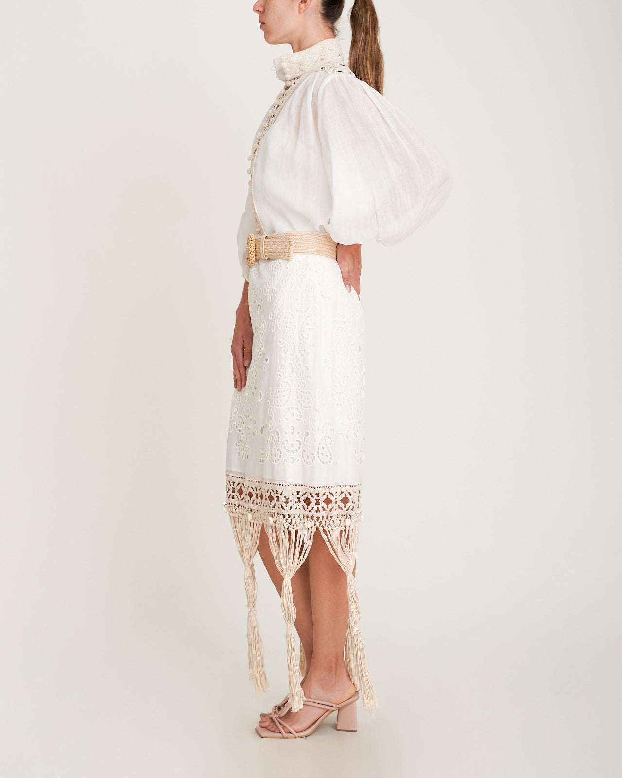 Blusa Vitali Lace Yoke