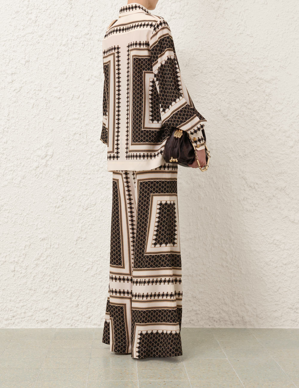 Pantalon Estampado Geometrico