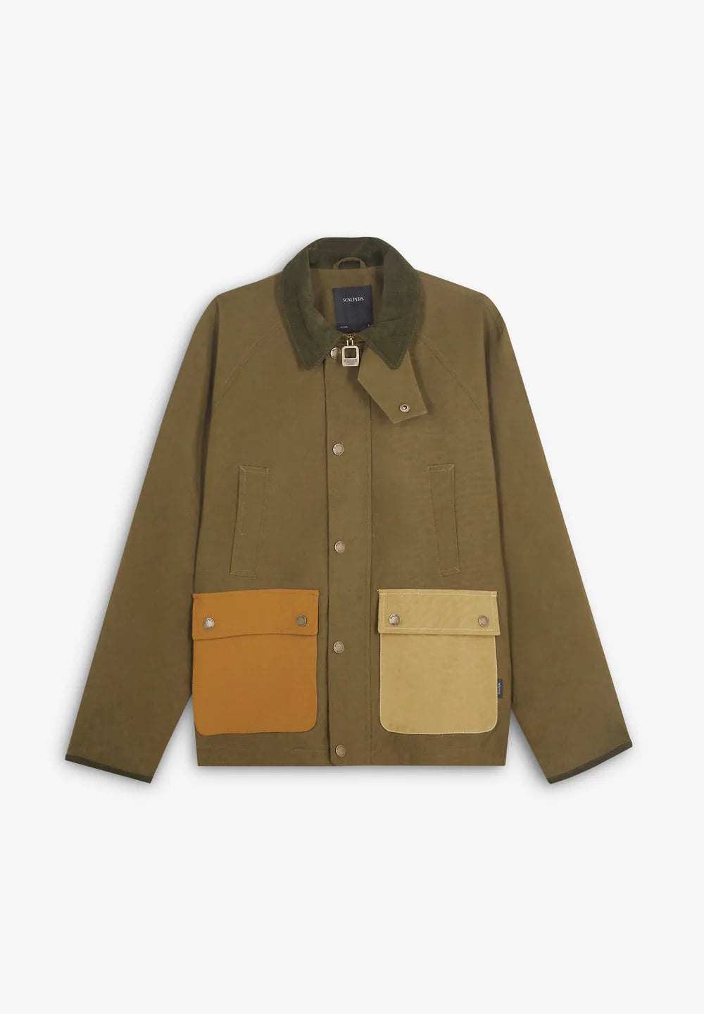 Parka Bolsillos Bicolor