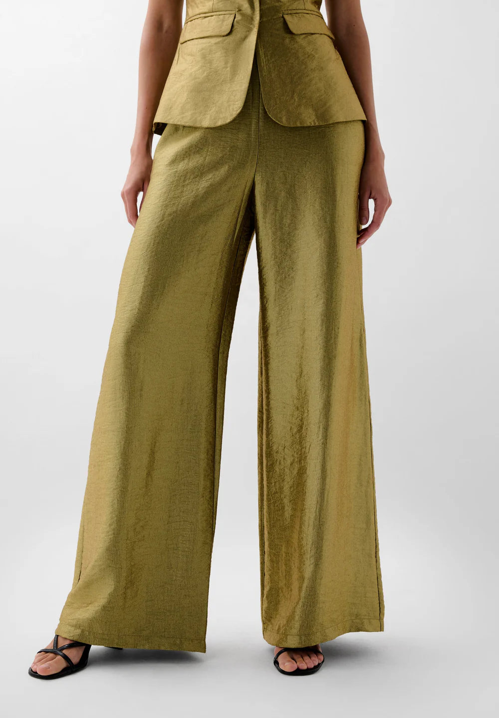 Pantalon Foil Gold