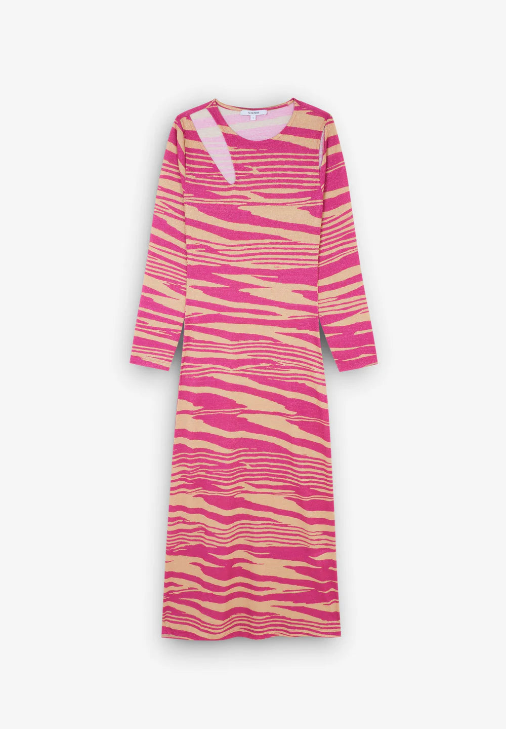 Vestido Zebra Lurex