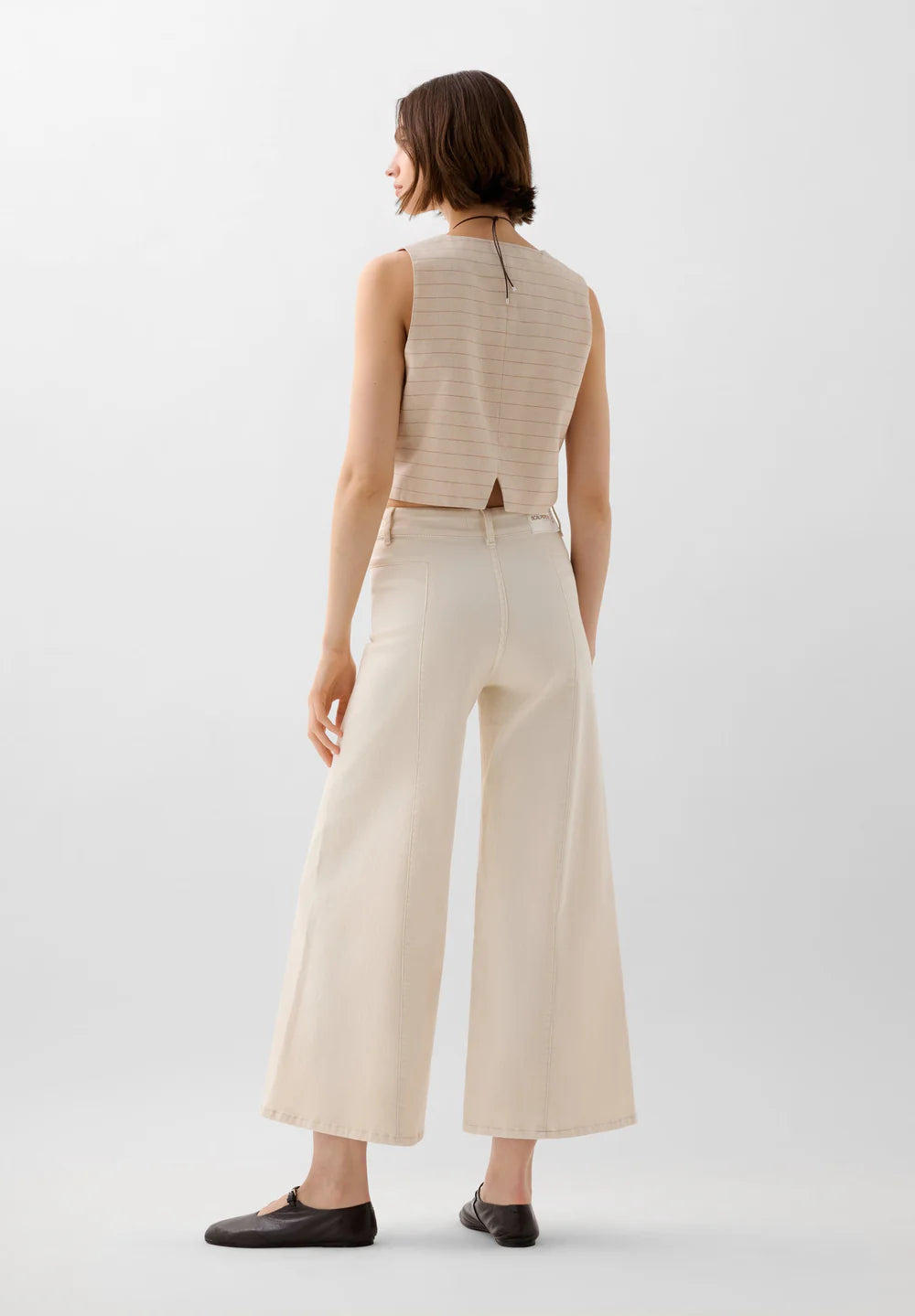 Pantalon Scculotte Side Denim