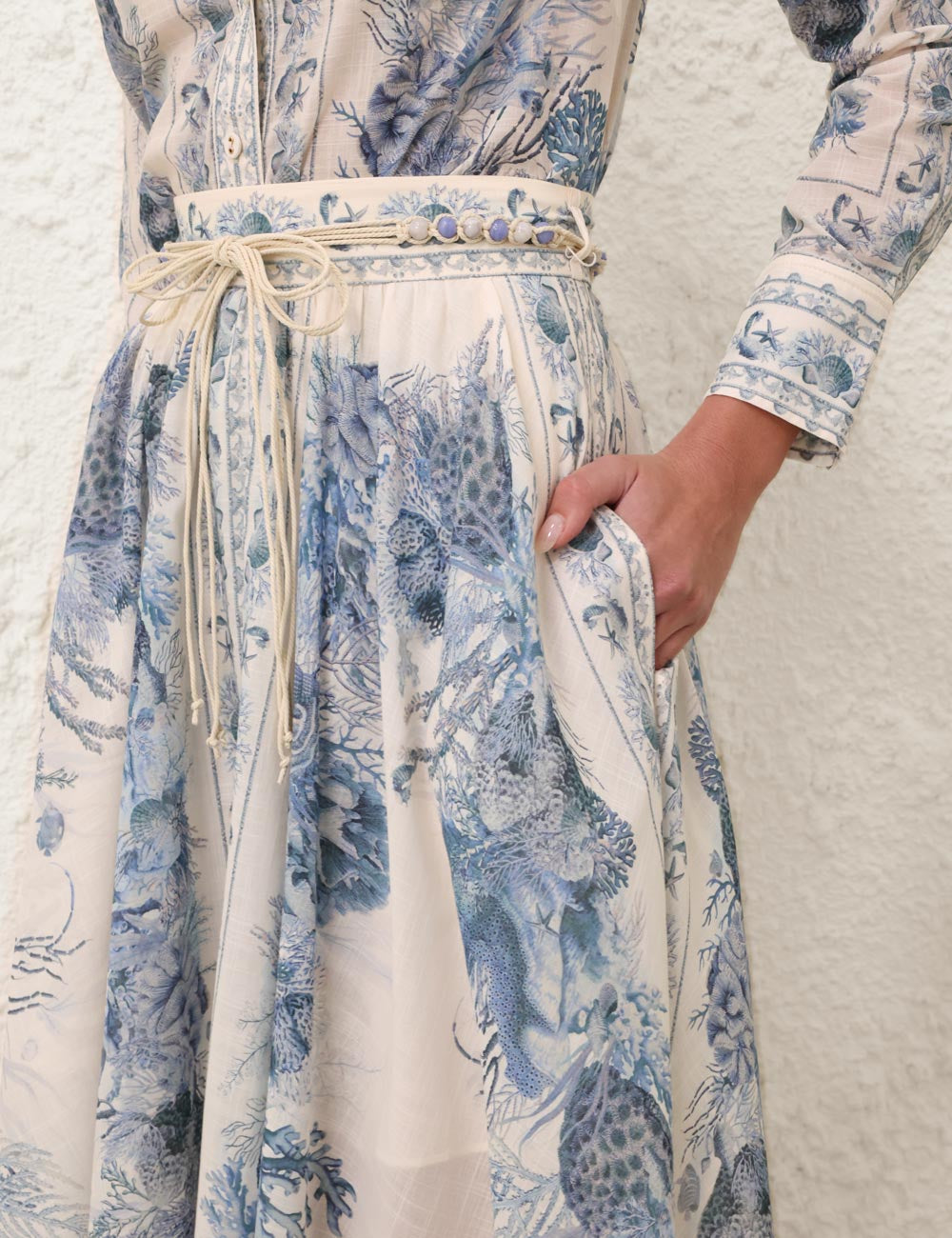 Maxi Falda Wanderlust A-Line ZIMMERMANN MAXI VESTIDOS Malva CO