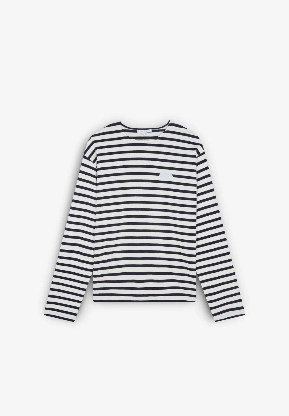 T-Shirt Stripes Patch Ls Tee