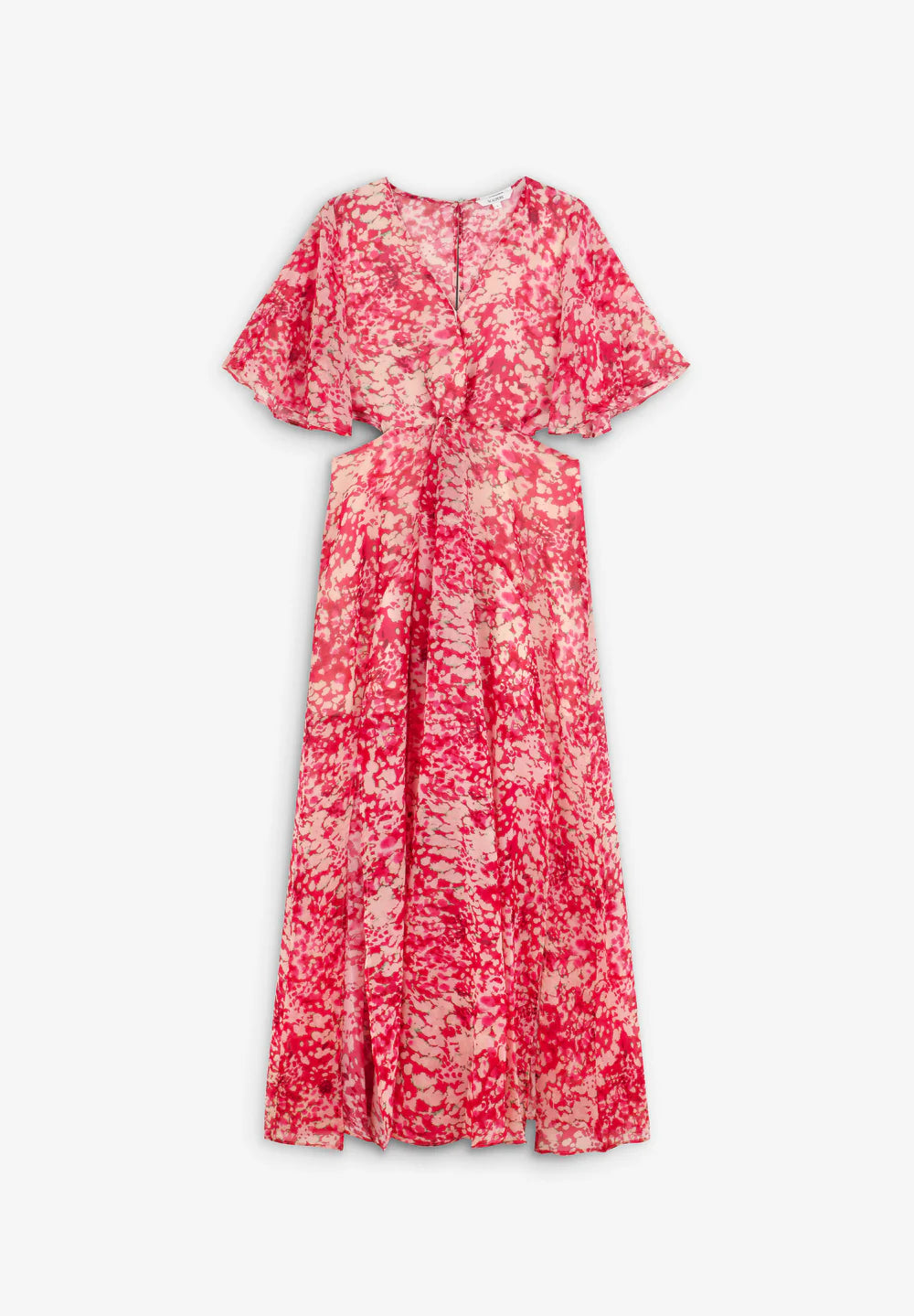 Vestido Monet Print Raspberry