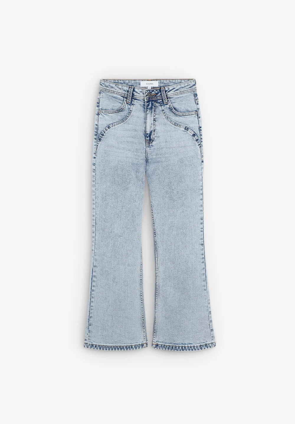 Pantalon Scankle Stitching Denim