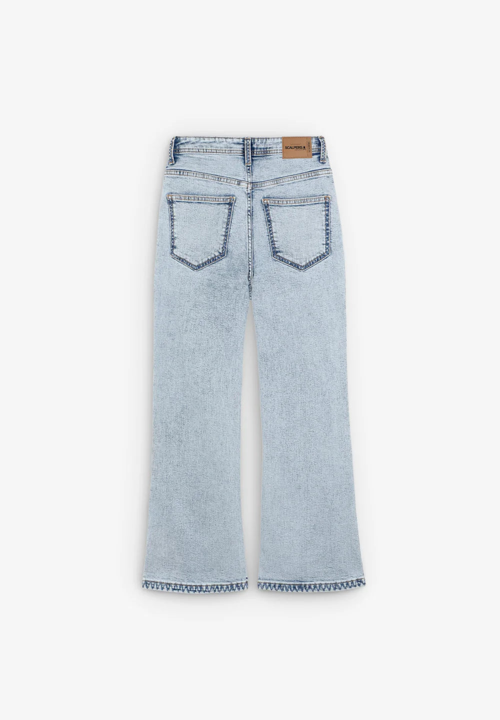 Pantalon Scankle Stitching Denim