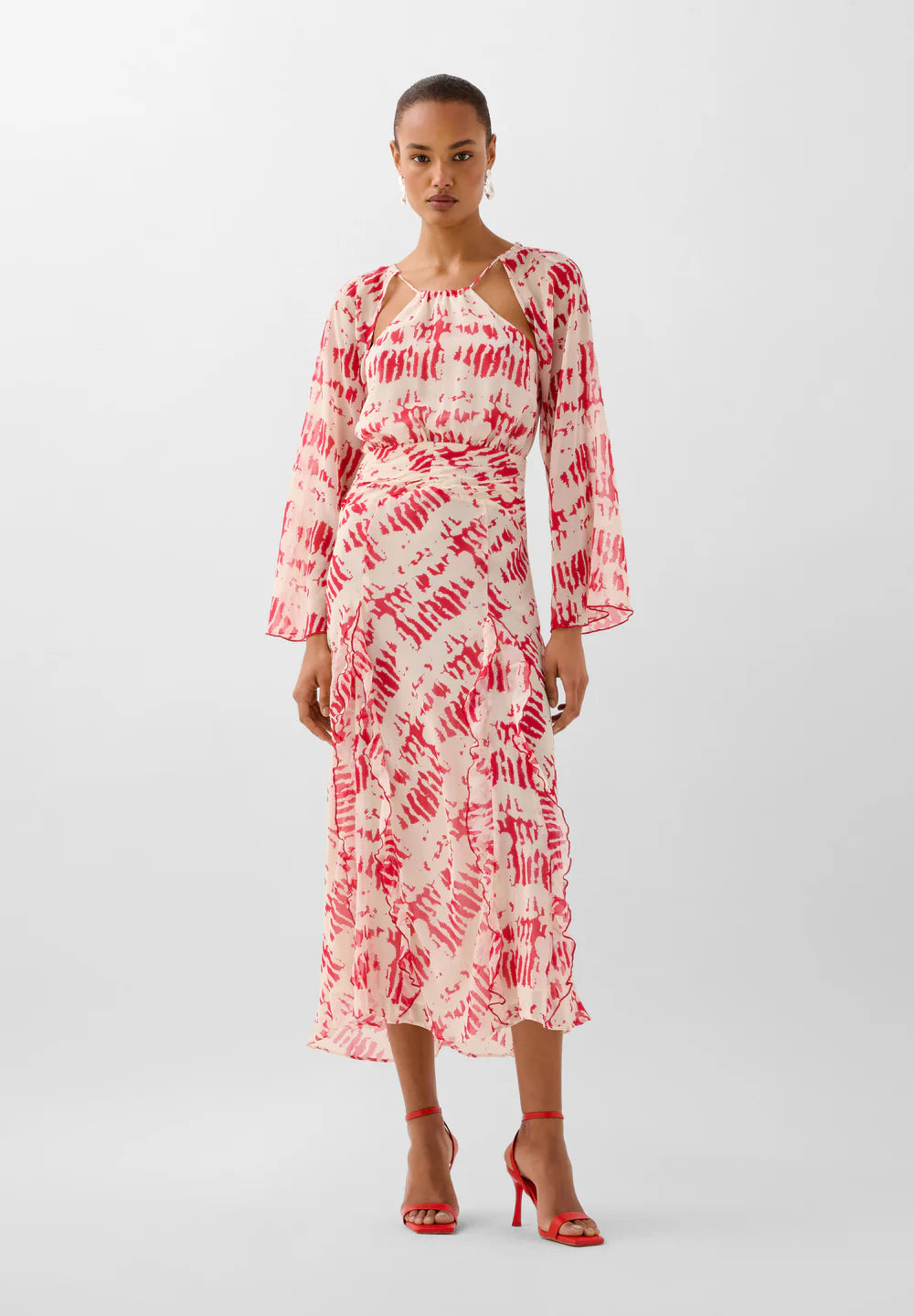 Vestido Ruffle Sleeve