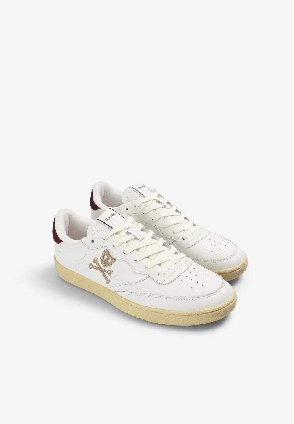 Tenis Scalpers Calavera Piel Hombre