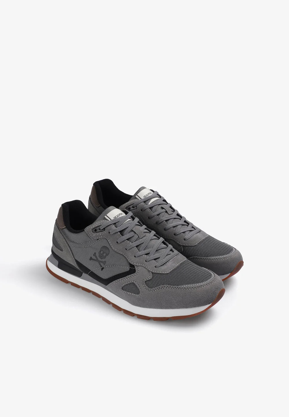 Tenis Scalpers Piel Calavera Hombre