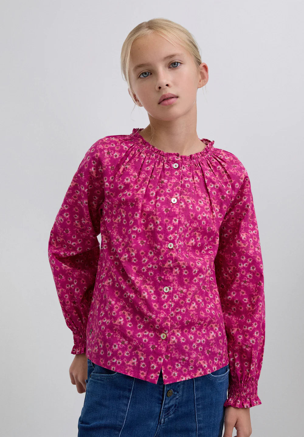 Blusa Sc Kids Estampada Flores