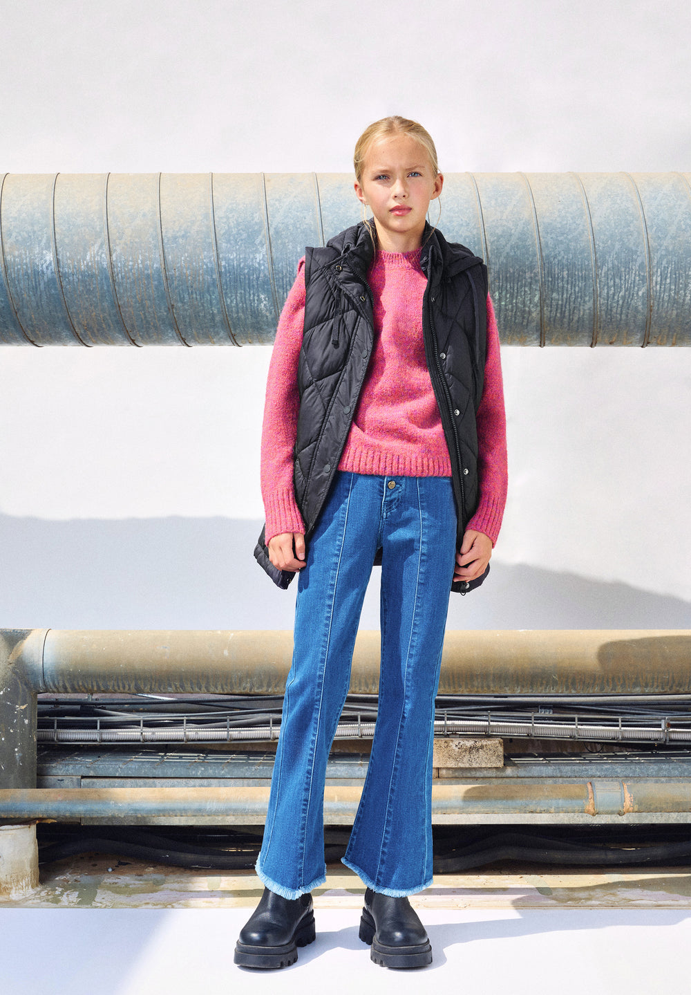 Pantalón Sc Kids Denim Corte Flare