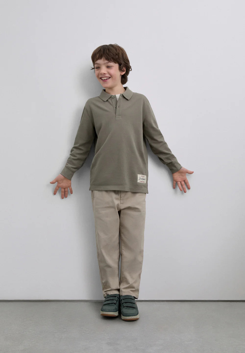 Polo Sc Kids Logo Bordado