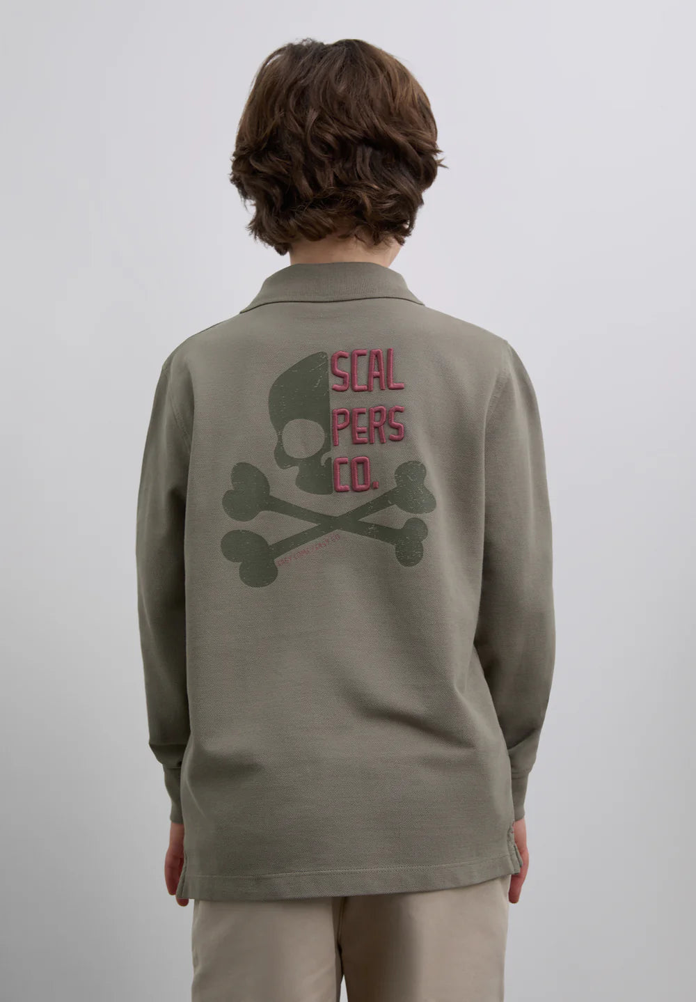 Polo Sc Kids Logo Bordado