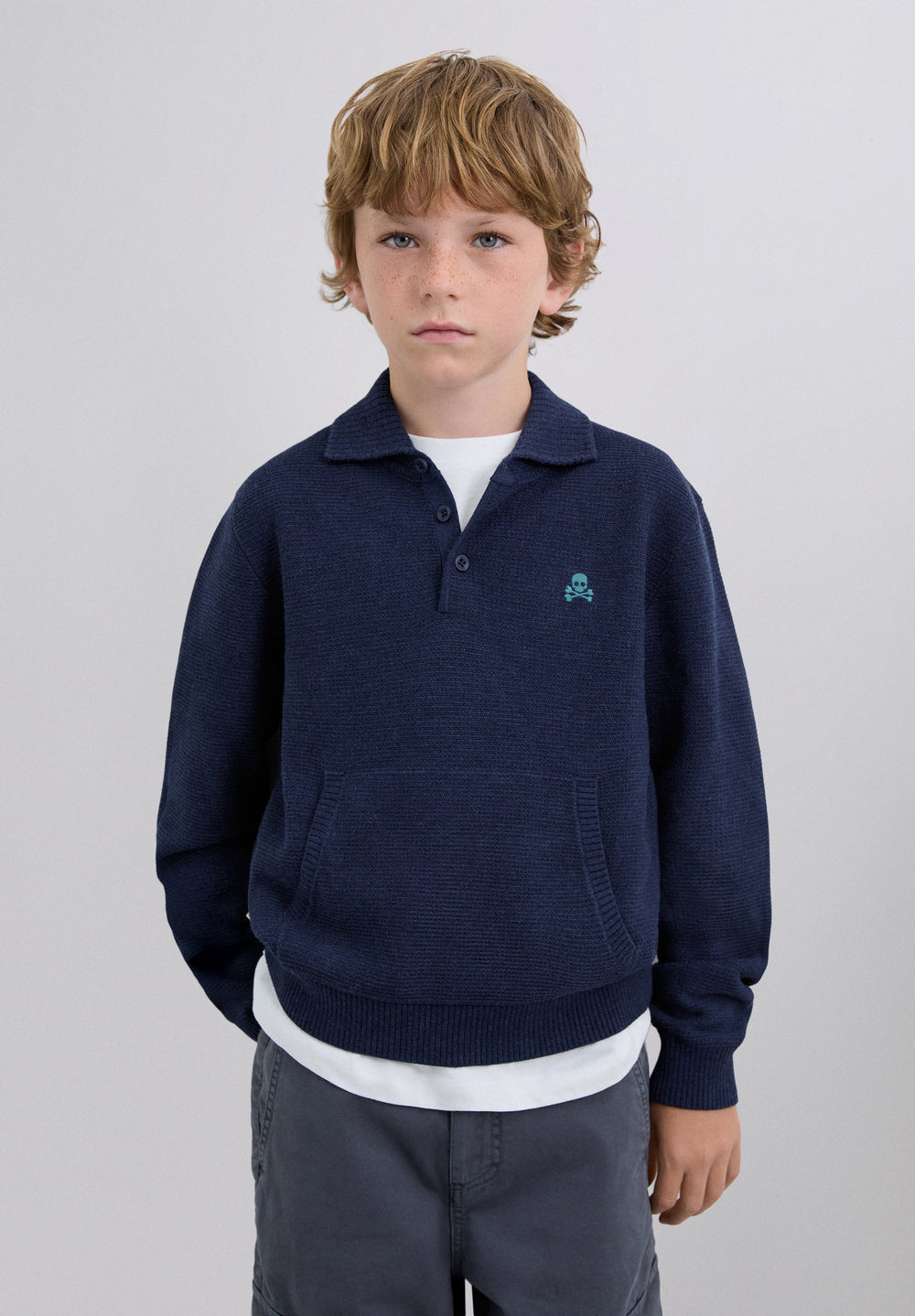 Jersey Sc Kids Tipo Polo Tricot