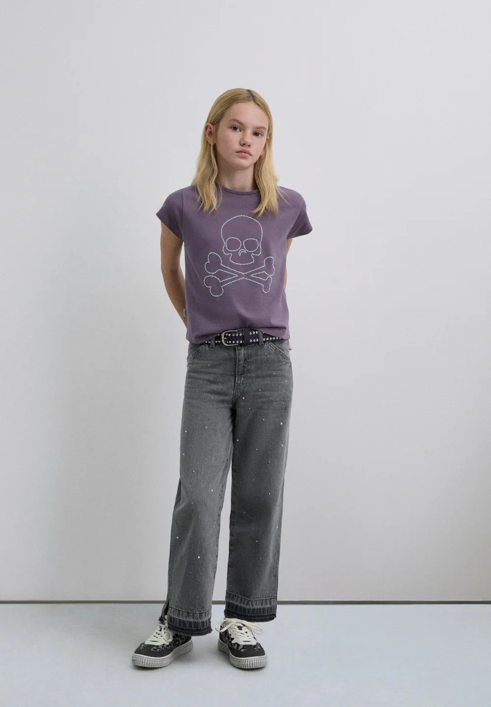 T-Shirt Sc Strass Calavera