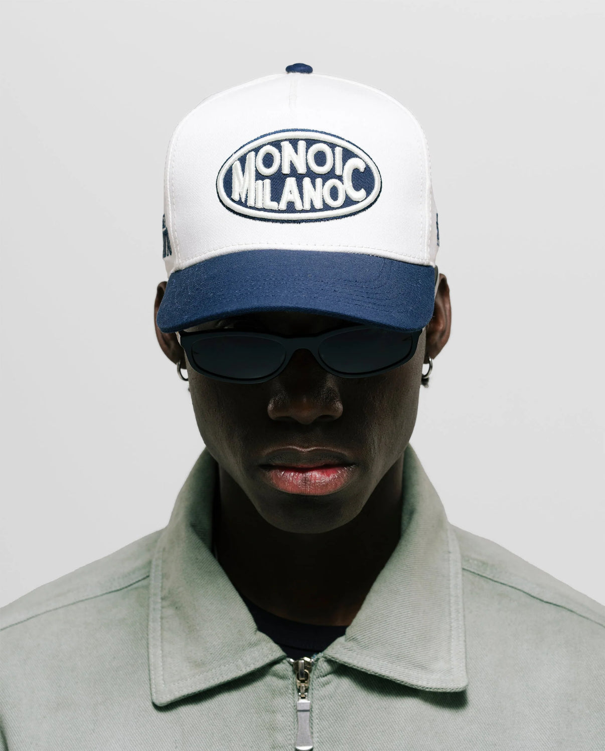 Gorra Monoic Milano – Cream And Blue Snapback