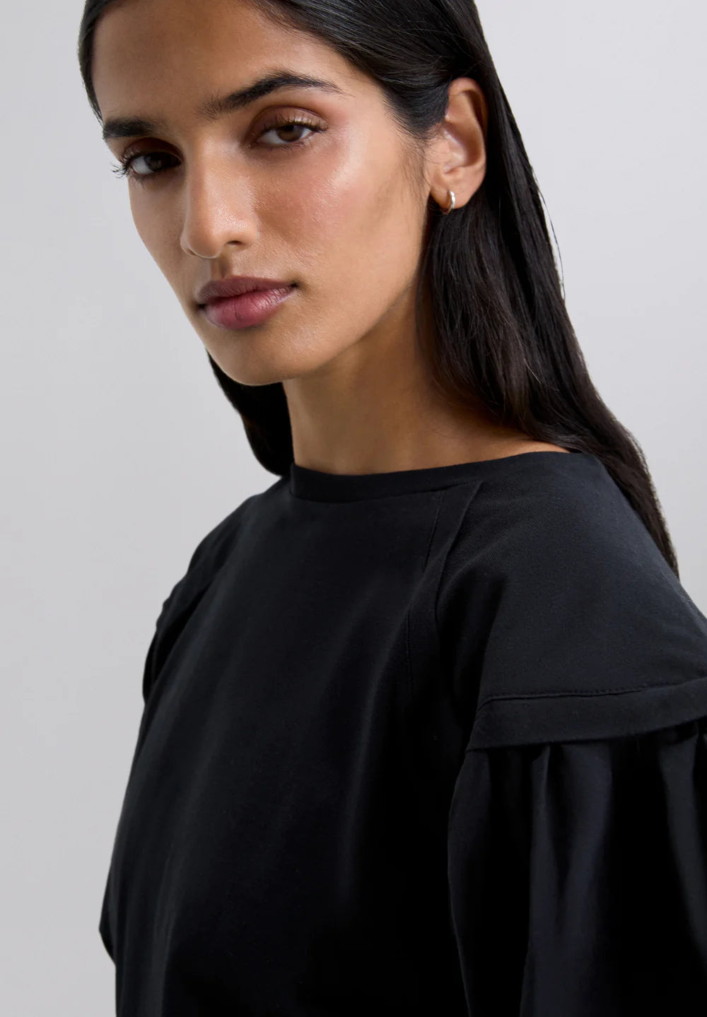 Blusa Poplin Puff Tee