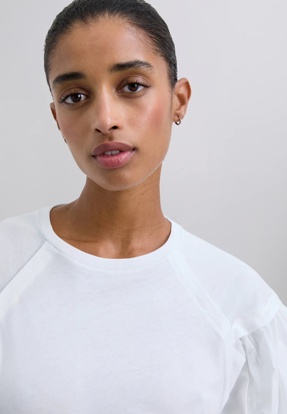 Blusa Poplin Puff Tee