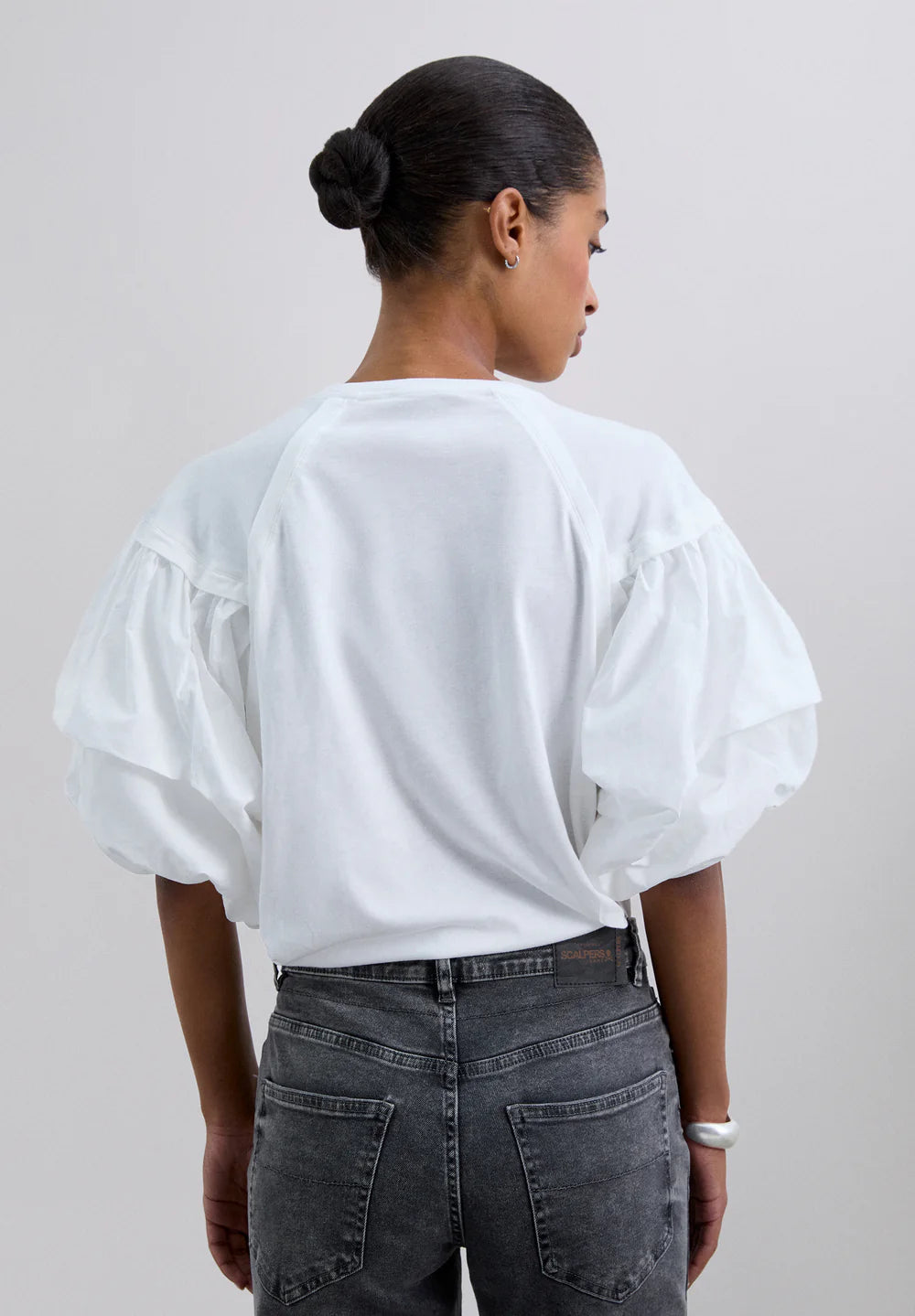 Blusa Poplin Puff Tee