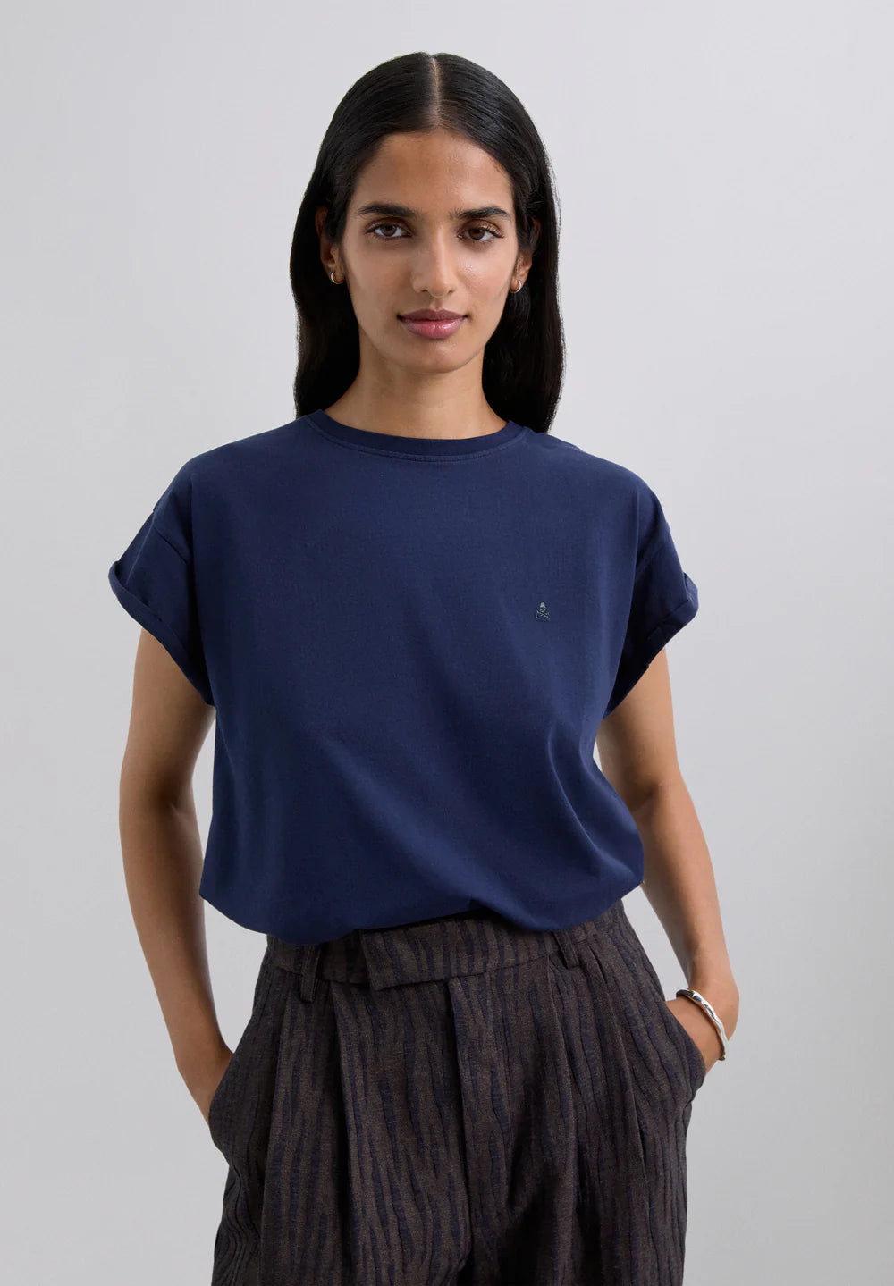 T-Shirt Calavera Bordada