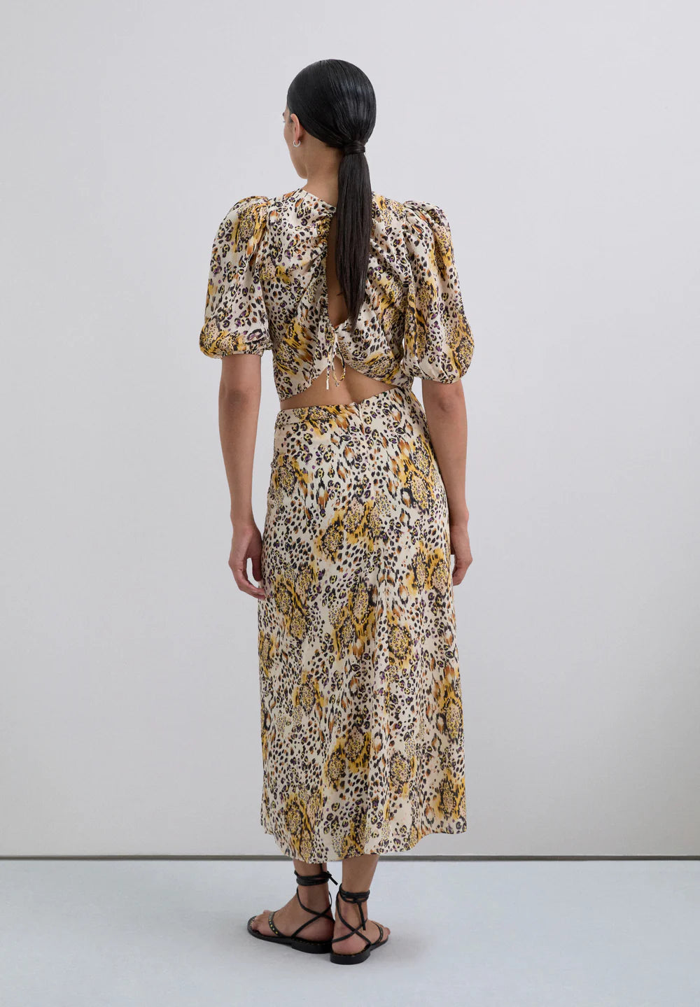 Midi Falda Animal Print