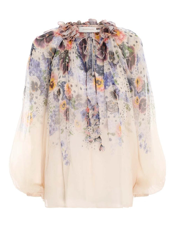 Camisa Tama Flower Collar