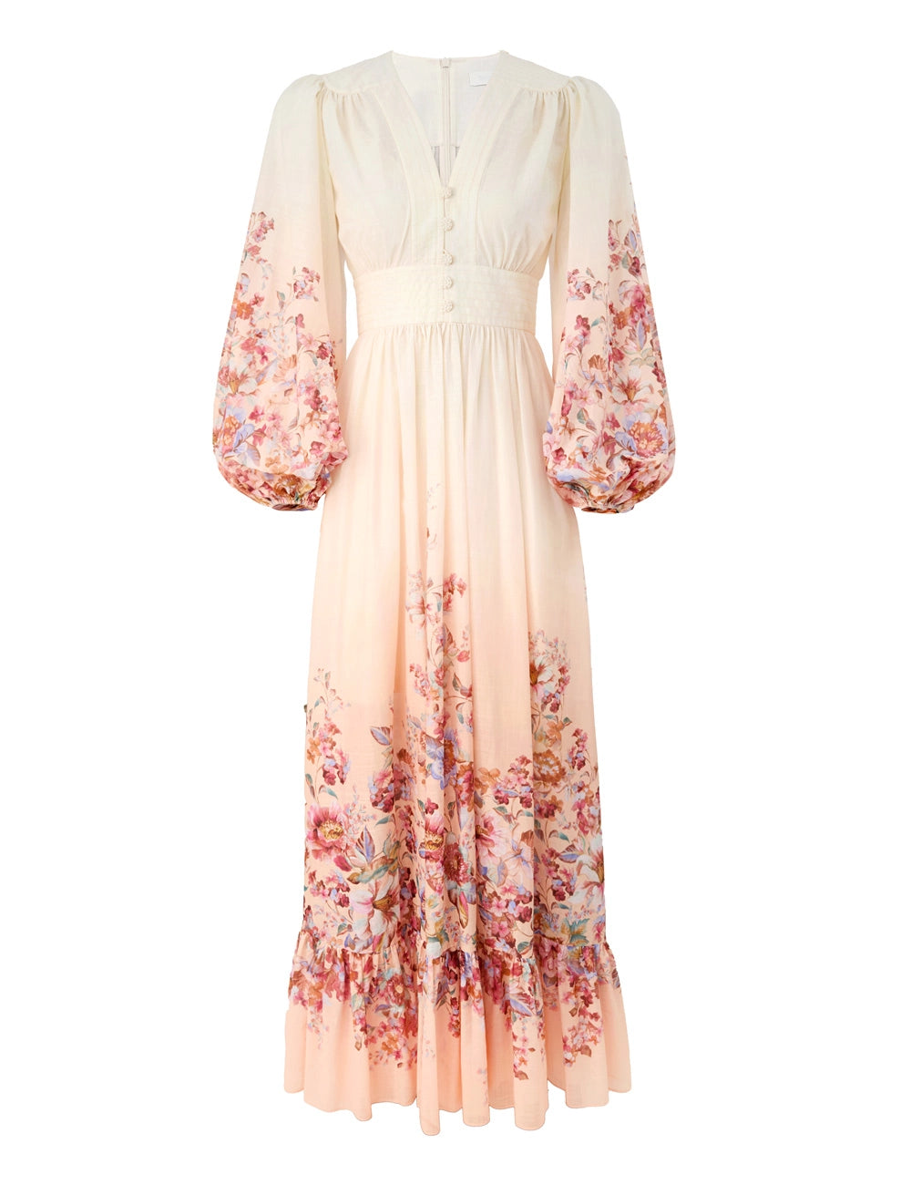Maxi Vestido Awaken Plunge ZIMMERMANN MAXI VESTIDOS Malva CO