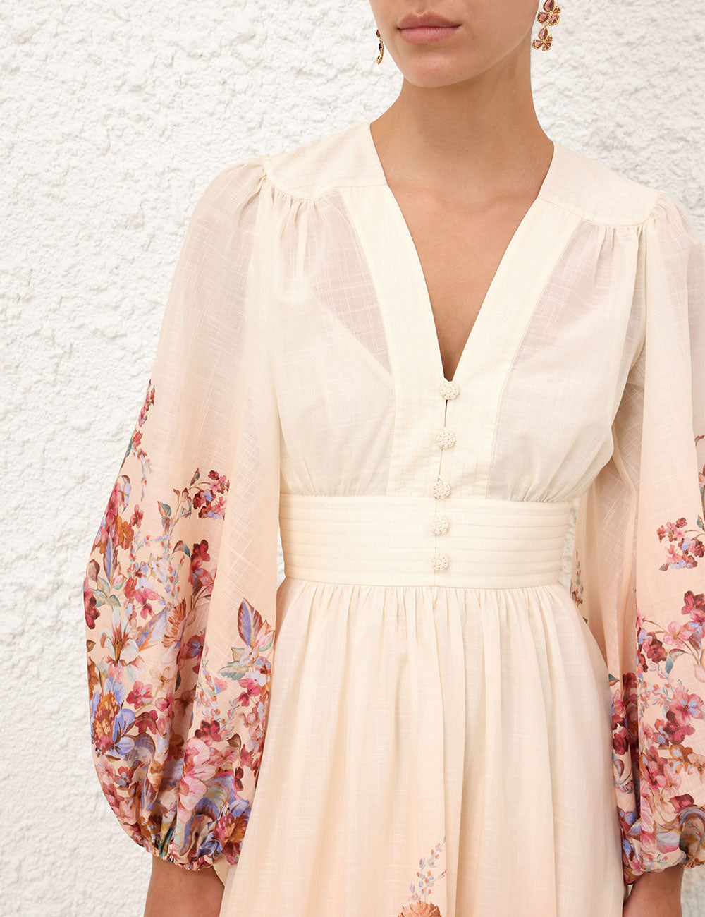 Maxi Vestido Awaken Plunge ZIMMERMANN MAXI VESTIDOS Malva CO
