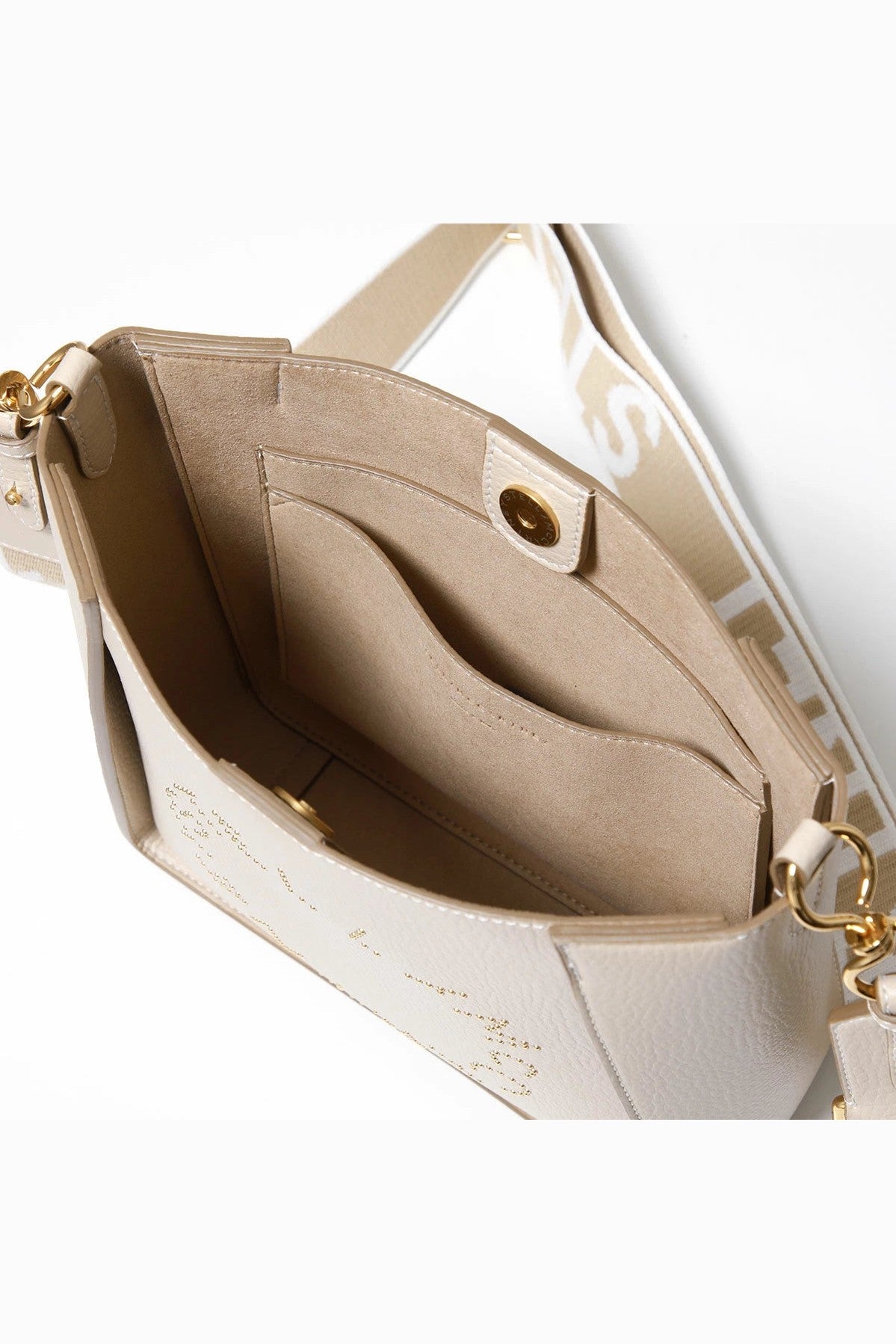 Bolso Tote Logo Crossbody Eco Embossed Grainy Alter Mat STELLA MCCARTNEY TOTES Malva CO