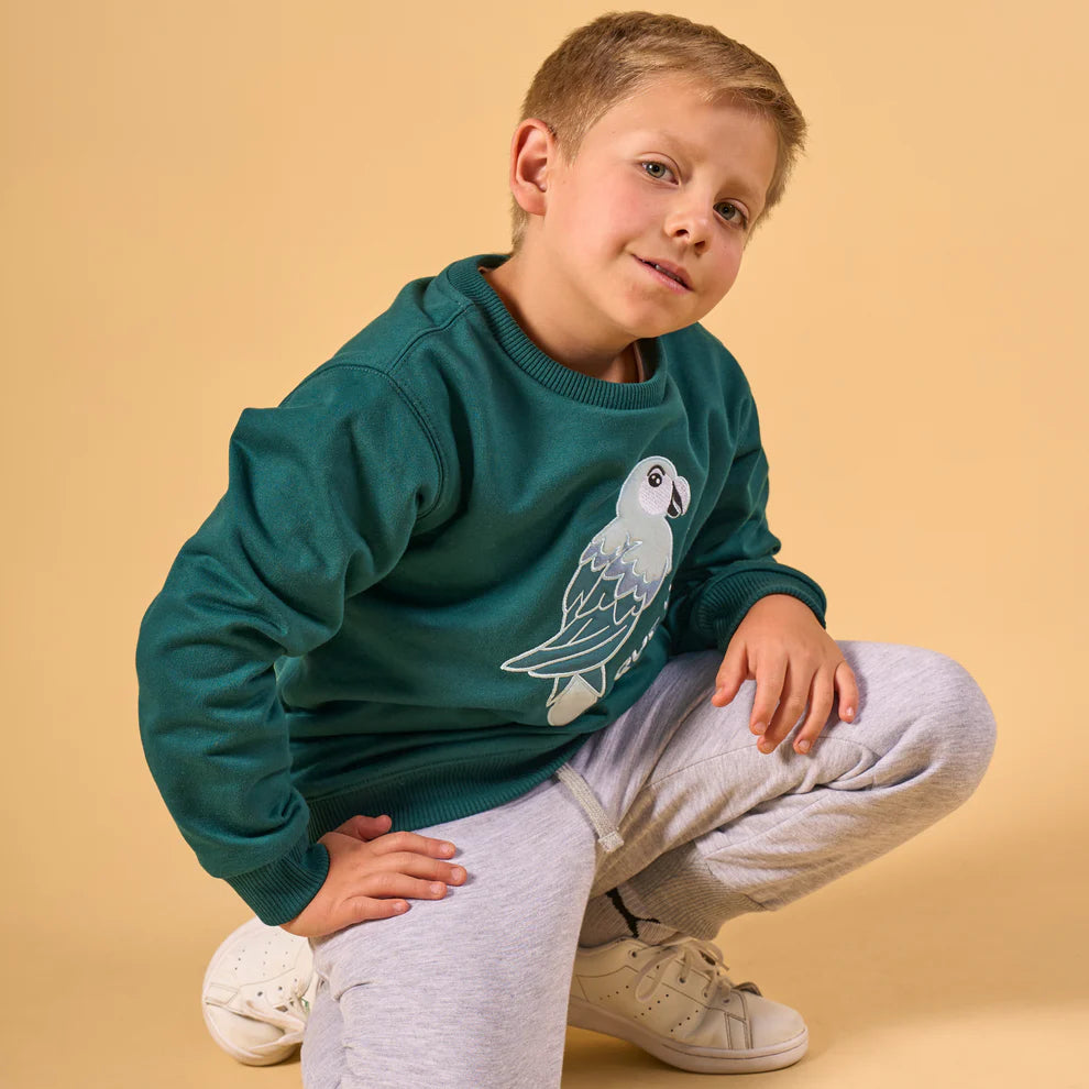 Crewneck Loro Verde