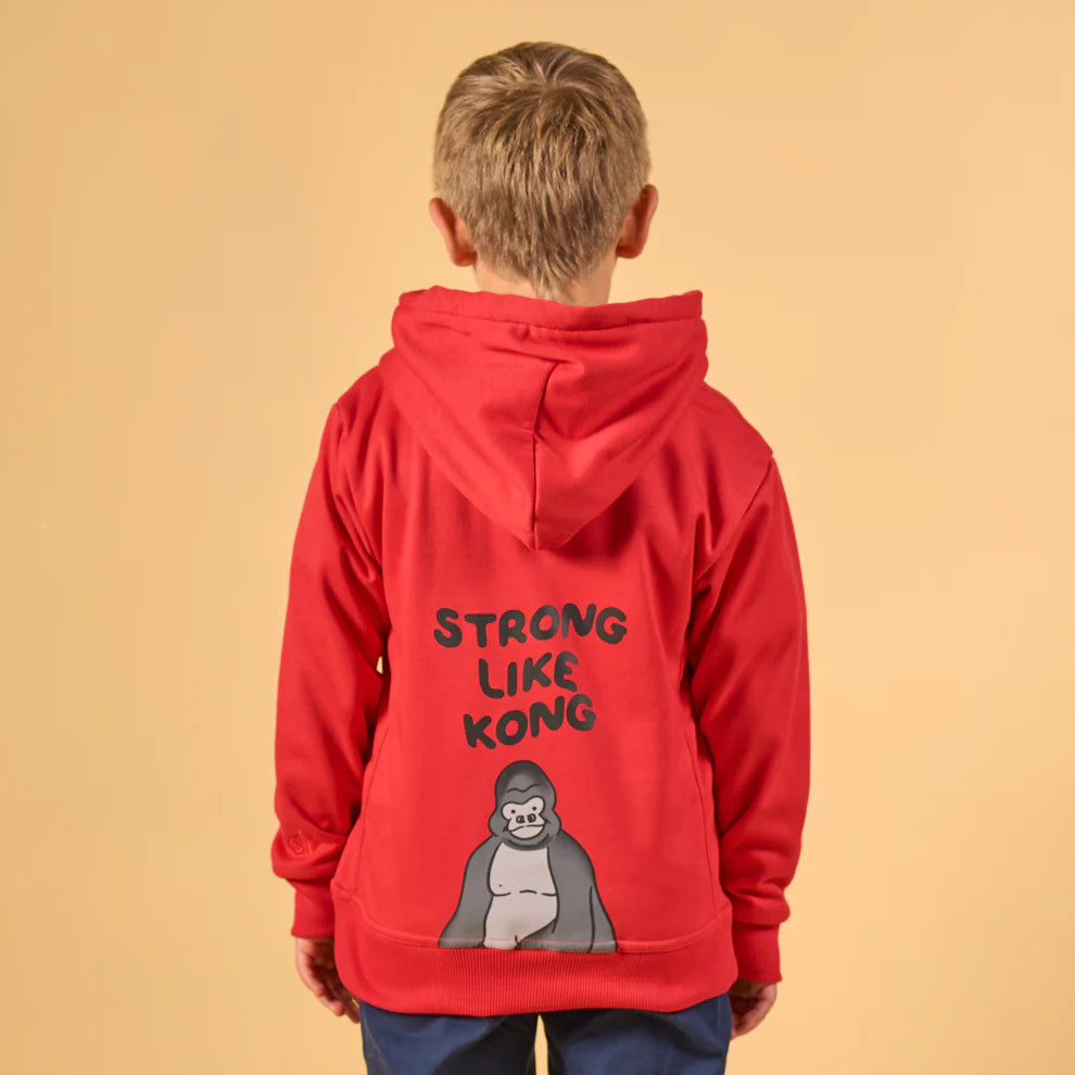Hoodie Gorilla Rojo
