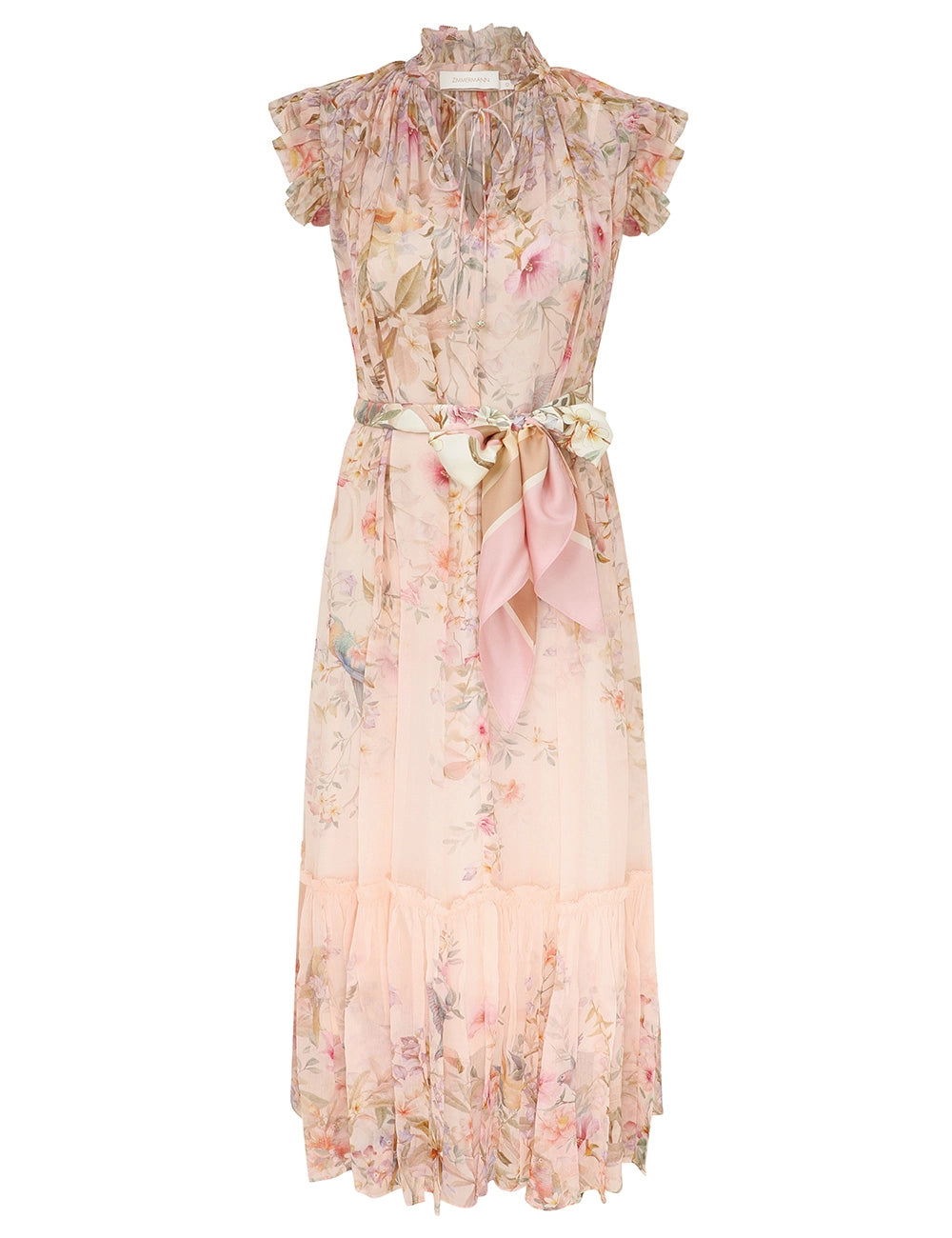 Midi Vestido Flutter Rebellion ZIMMERMANN MIDI VESTIDOS Malva CO