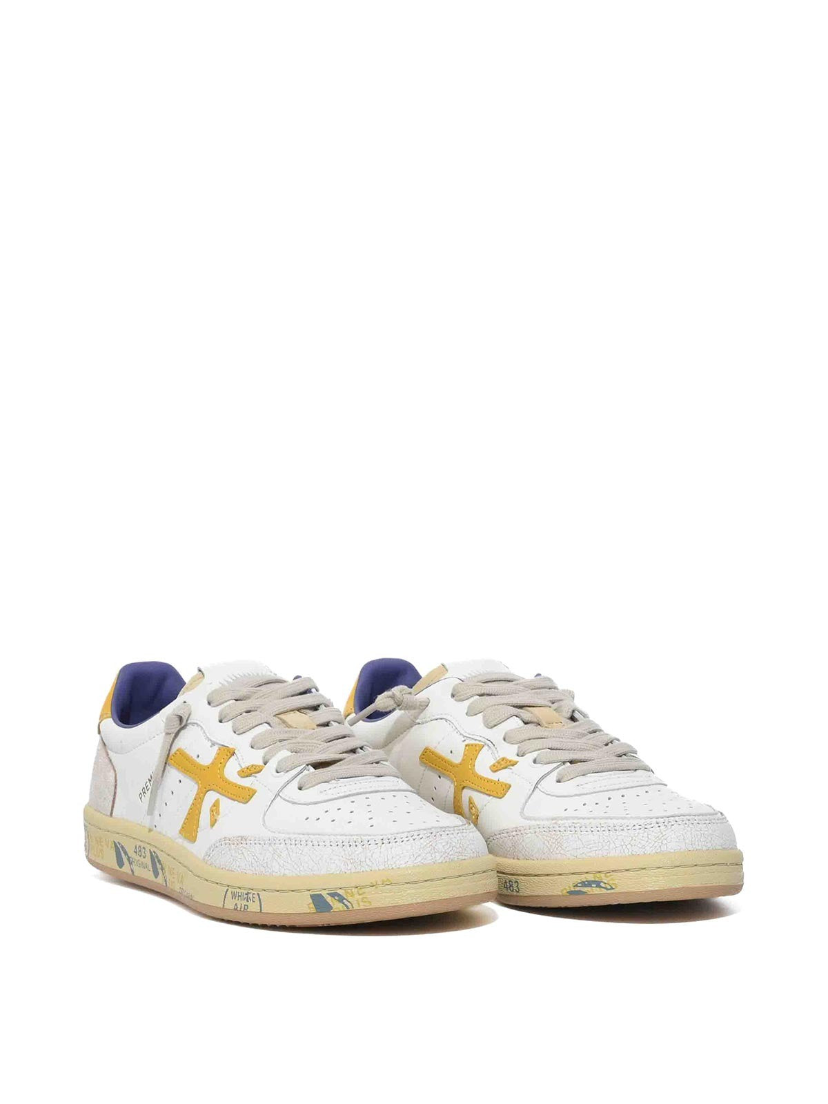 Tenis Premiata De Hombre Bsktclay 8161