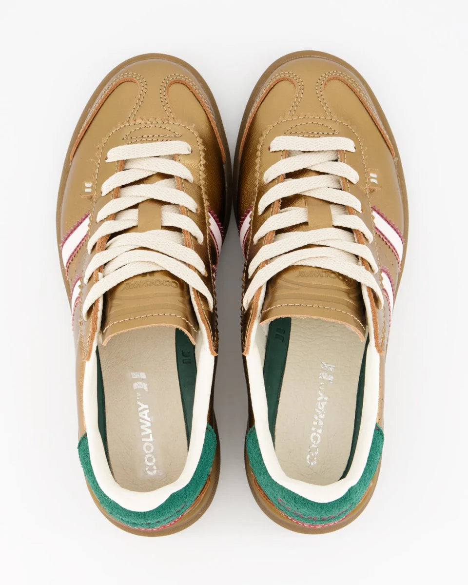 Tenis Coolway De Mujer Kiro Bronze