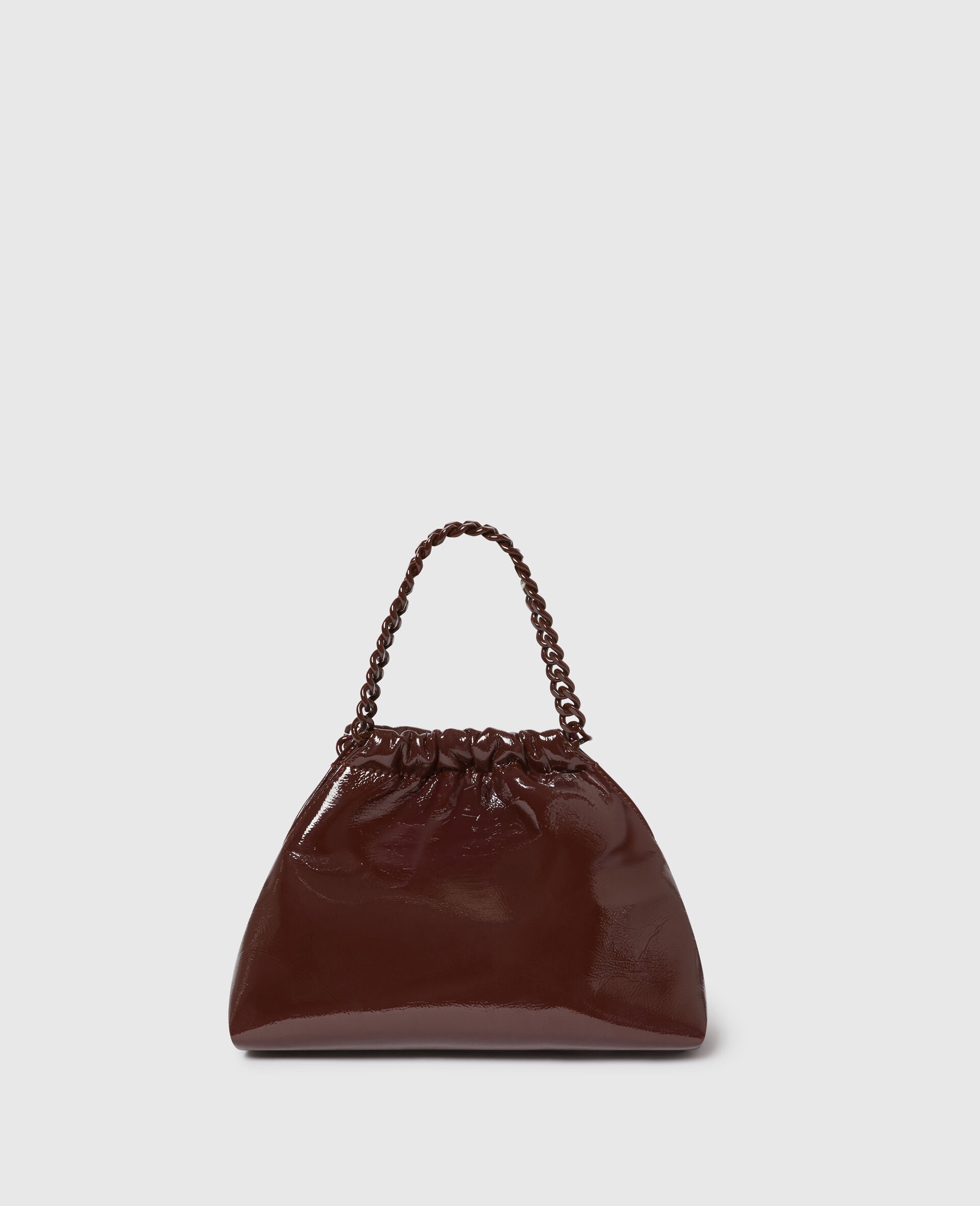 Bolso Mini Falabella Drawstring Crinkled Patent Alter Mat