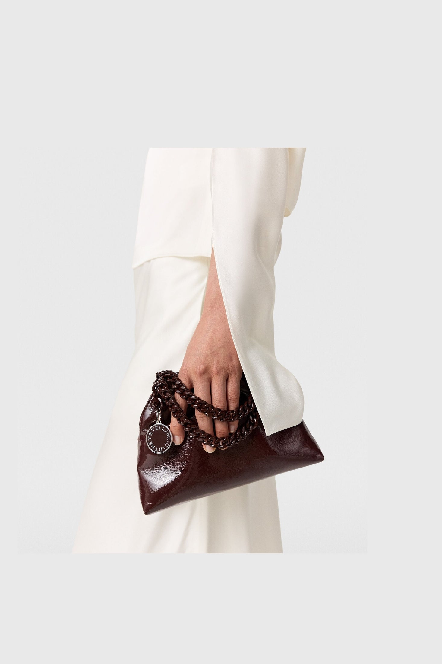 Bolso Mini Falabella Drawstring Crinkled Patent Alter Mat BOLSOS Y CARTERAS Malva CO