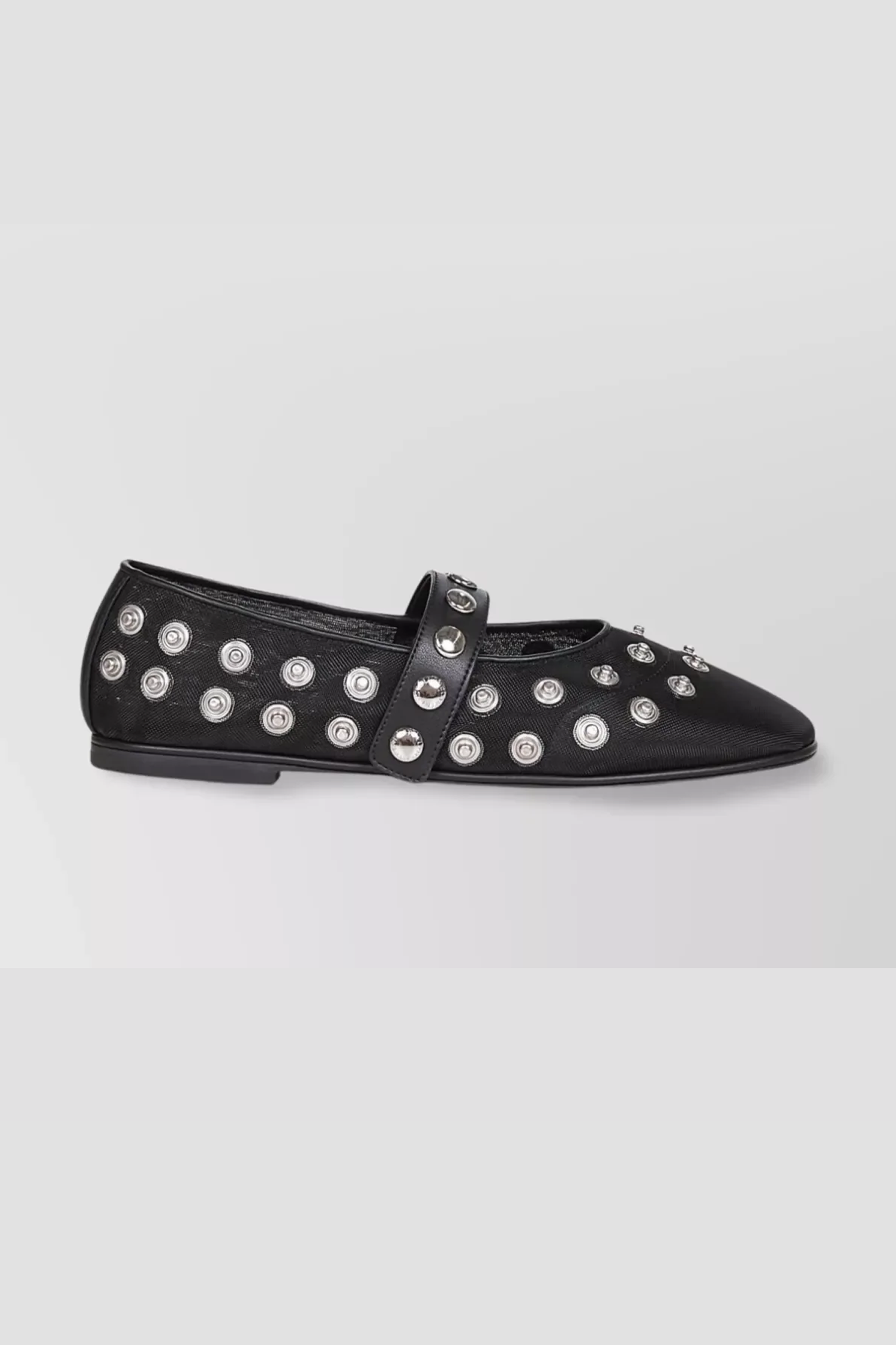 Baleta Ryder Day Mesh And Alter Mat With Snaps STELLA MCCARTNEY BALLERINAS Malva CO