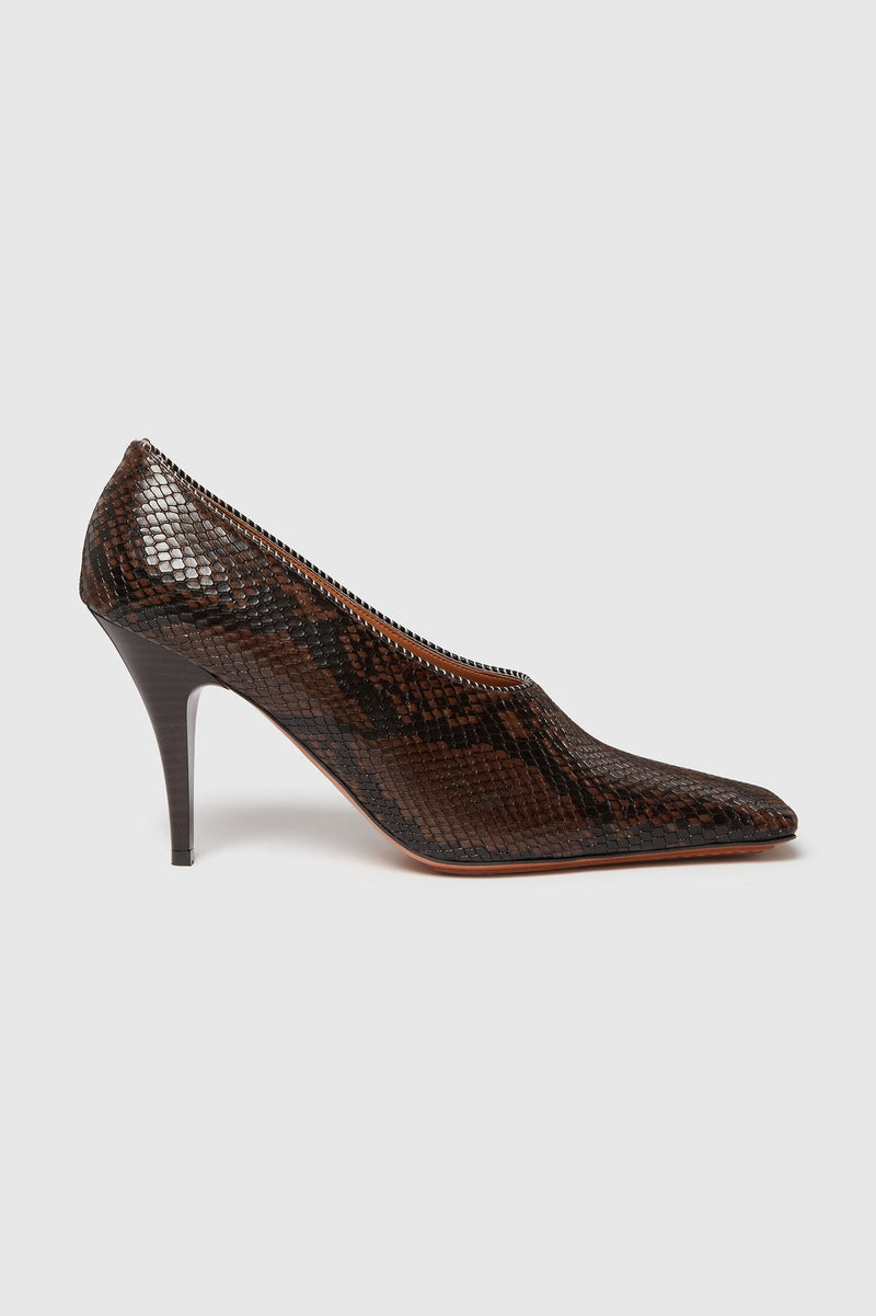 Zapato Pump 95 Alter Mat Snake Print