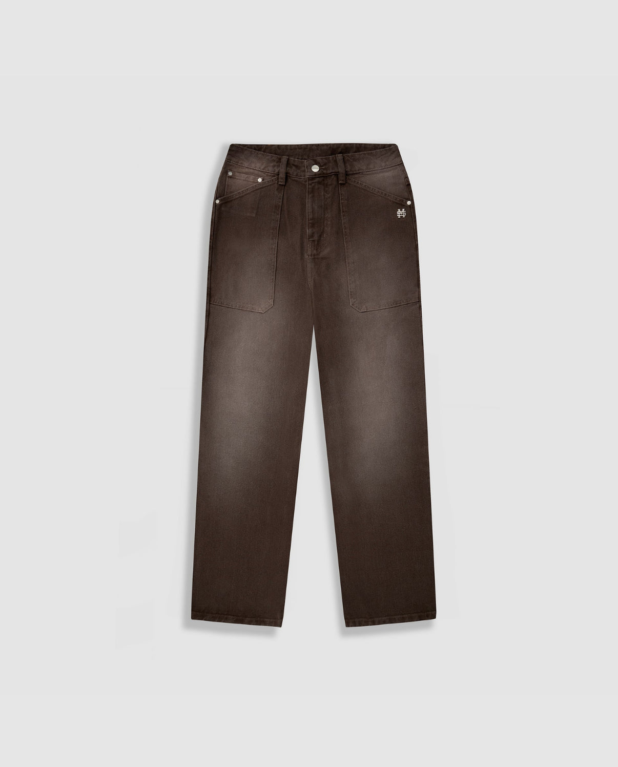 Pantalon Pocket Straight Distressed Brown