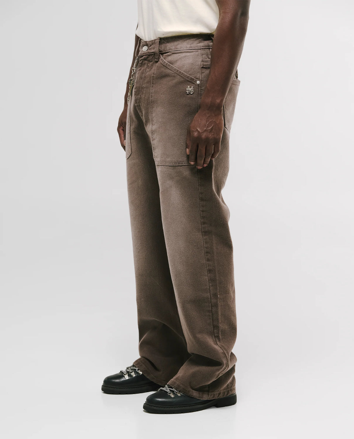 Pantalon Pocket Straight Distressed Brown