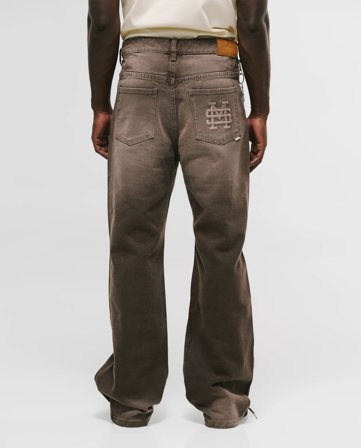 Pantalon Pocket Straight Distressed Brown