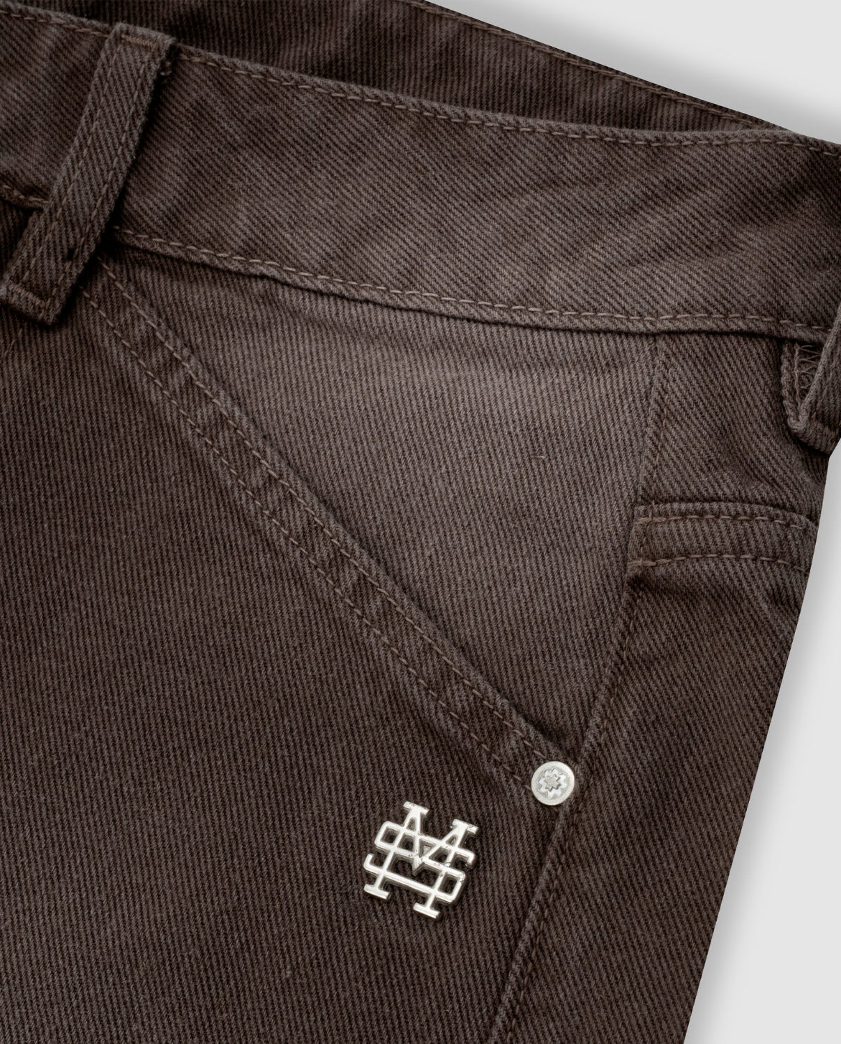 Pantalon Pocket Straight Distressed Brown