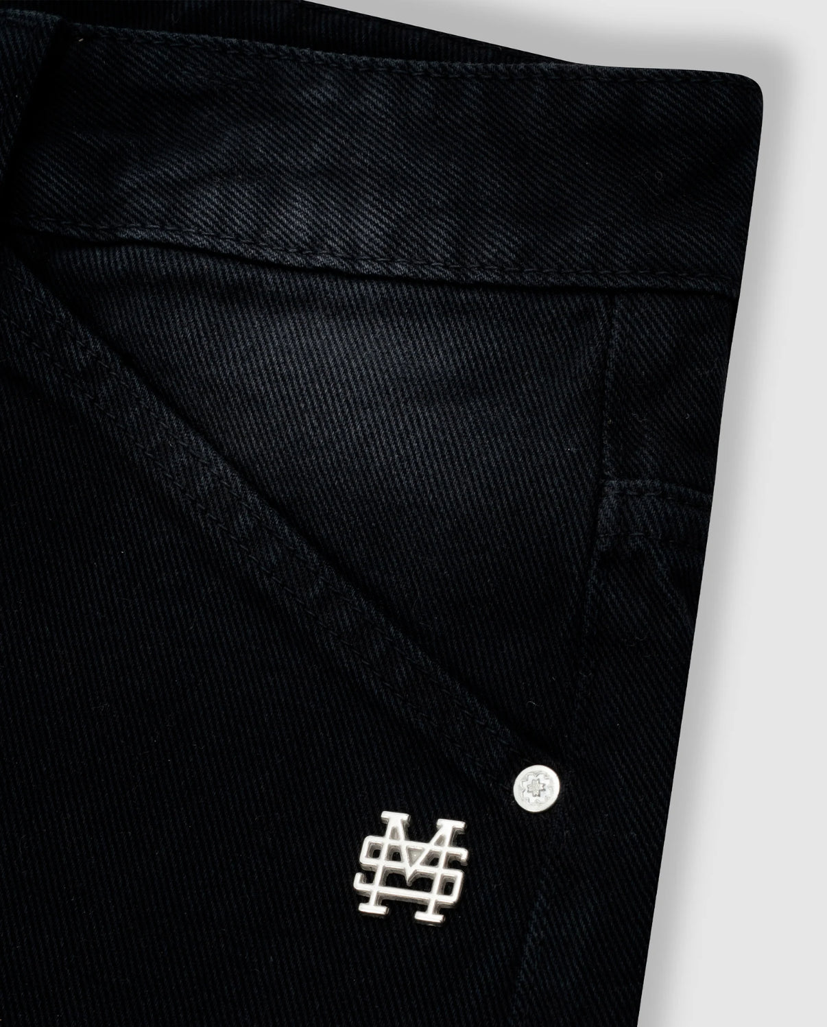 Pantalon Pocket Straight Distressed Black