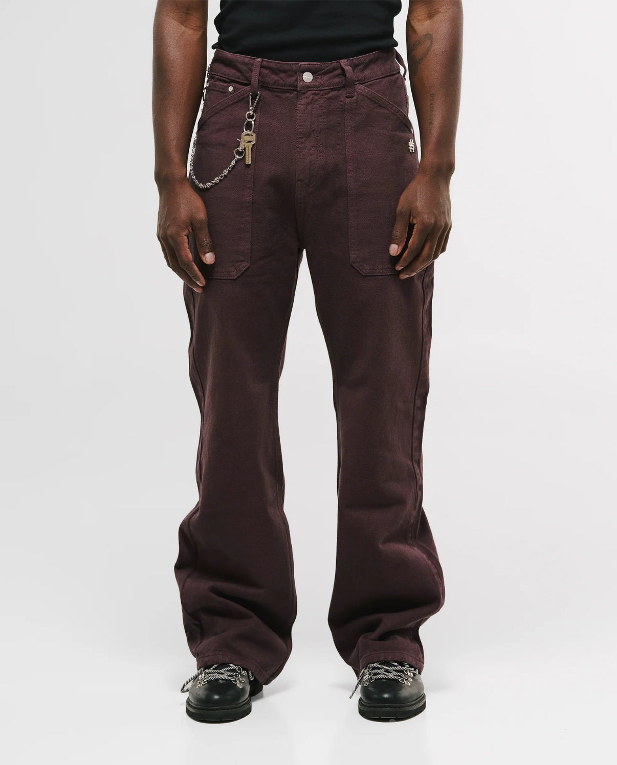 Pantalon Pocket Straight Burgundy