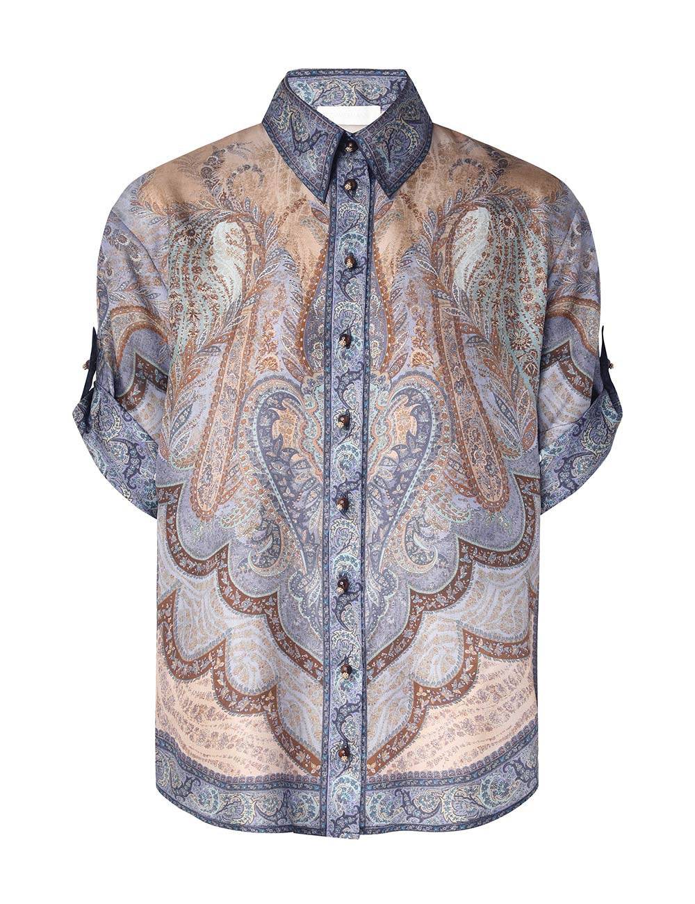 Camisa Sleeve Short Wanderlust ZIMMERMANN CAMISAS Malva CO